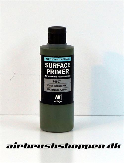 74.607 UK Bronze Green Surface Primer 200 ml Vallejo